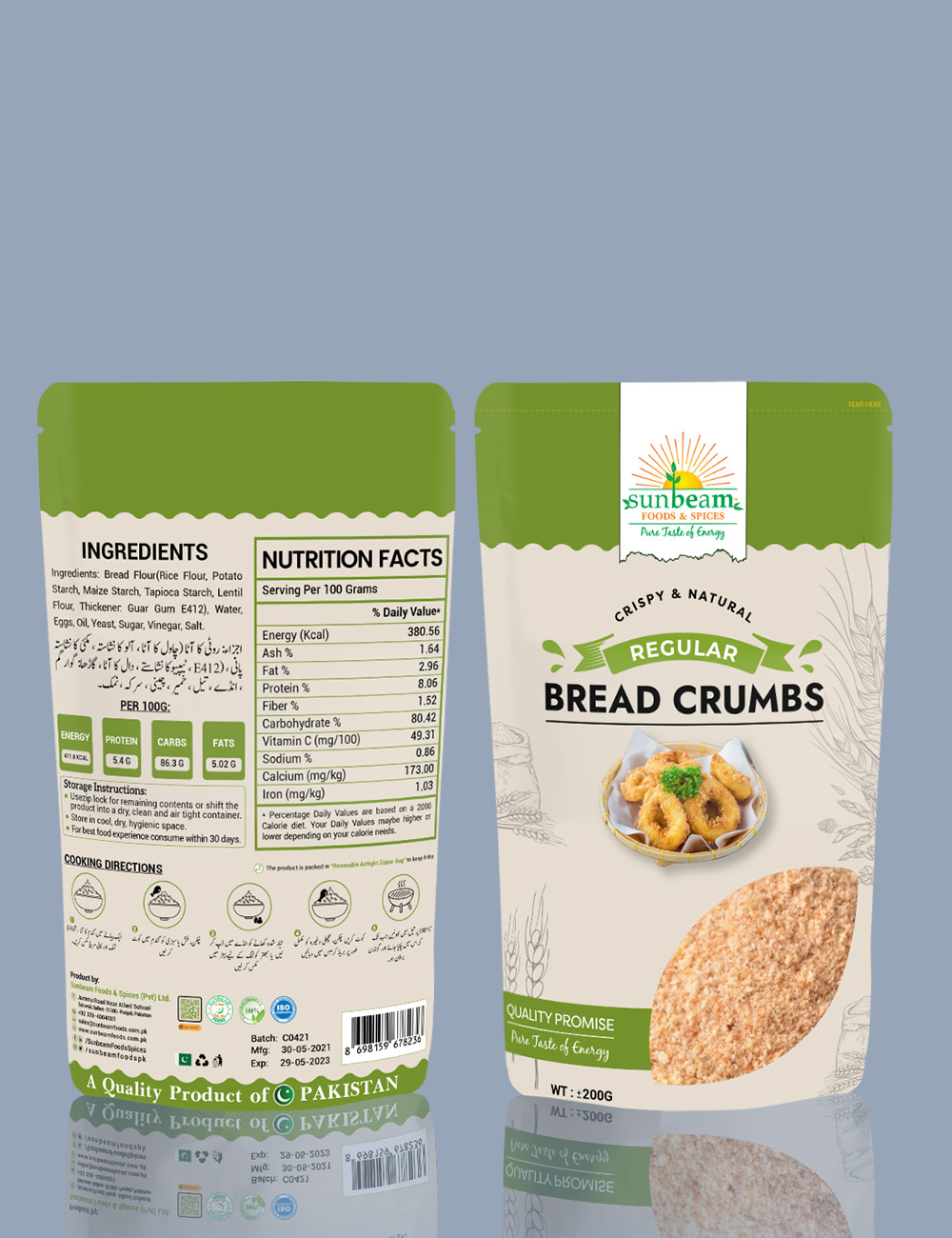 Bread Crumbs Regular – 400g